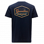 Футболка Grundens Dark Seas X Grundens Watercraft  SS T-Shirt (Dark Navy, XXL)