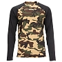 Термофутболка Simms Lightweight Baselayer Top (CX Woodland Camo, XL)
