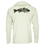 Термофутболка Simms Tech Hoody - Artist Series (Redfish Woodland Camo/Light Green, XXL)