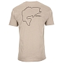 Футболка Simms Bass Outline T-Shirt (Khaki Heather, XL)