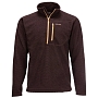 Пуловер Simms Rivershed Sweater Quarter Zip '20 (Mahogany, XL)