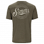 Футболка Simms Circle Lockup T-Shirt (Military Heather, L)