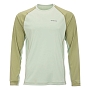Термофутболка Simms SolarFlex LS Crewneck - Solid (Lt.Green/Sage Heather, XXL)