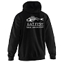 Толстовка Grundens Eat Fish Hooded Sweatshirt (Black, M)