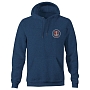 Толстовка Grundens Displacement DWR Hoodie (Heather Navy, XL)