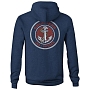 Толстовка Grundens Displacement DWR Hoodie (Heather Navy, XXL)