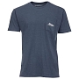 Футболка Simms Two Tone Pocket Tee (Navy Heather, XXL)
