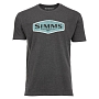 Футболка Simms Logo Frame T-Shirt (Charcoal Heather, XL)