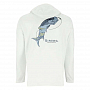Термофутболка Simms Tech Hoody - Artist Series (White Tarpon, M)