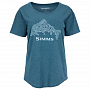 Футболка Simms Women's Floral Trout T-Shirt (Steel Blue Heather, L)