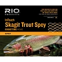 Шнур RIO InTouch Skagit Trout Spey SHD (225gr, #2, Pale Chartreuse/Orange)