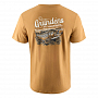 Футболка Grundens Leroy Brown SS T-Shirt (Whiskey, L)