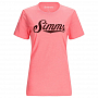 Футболка Simms Women's Crew Logo T-Shirt (Watermelon Heather, L)