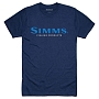 Футболка Simms Logo T-Shirt (Dark Moon Heather, 3XL)