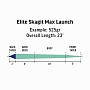 Шнур RIO Elite Skagit Max Launch (575gr, #8, Aqua/Blue)