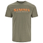 Футболка Simms Logo T-Shirt (Military Heather, M)