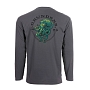 Футболка Grundens Tech Tee LS Shirt (Kraken Print Anchor, M)