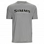Футболка Simms Logo T-Shirt (Cinder Heather, XL)