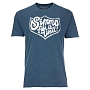 Футболка Simms Fish It Well Badge T-Shirt (Sailor Blue Heather, XL)