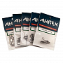 Крючки Ahrex HR414 – Tying Single (#8, Black Nickel, 8 шт/уп)