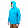 Футболка Grundens Tough Sun Hoodie (Azure, XL)