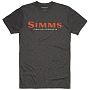 Футболка Simms Logo T-Shirt (Charcoal Heather, XL)