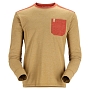 Футболка Simms Henry's Fork Crew (Camel Heather/Clay Heather, 3XL)