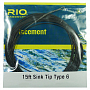 Сменный конец Rio VersiTip 15ft Type 6 Sink Tip (5wt, 73gr, Black/Gray Loop)