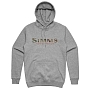 Толстовка Simms Logo Hoody (Grey Heather, L)