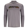 Термофутболка Simms Tech Hoody - Artist Series (Steel/Trout Drip, L)