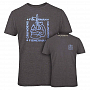 Футболка Grundens Socket SS T-Shirt SMU (Charcoal Heather, M)