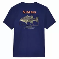 Футболка Simms Bass Ruler T-Shirt