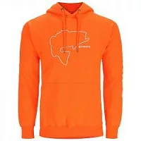 Толстовка Simms Bass Outline Hoody (Neon Orange, L)