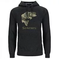Толстовка Simms Bass Fill Hoody (Charcoal Heather, M)