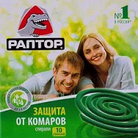 Спираль от комаров РАПТОР (10 шт.)