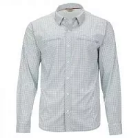 Рубашка Simms Stone Cold LS Shirt (Sterling Morada Plaid, S)